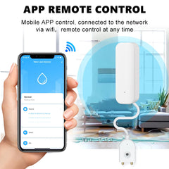 WiFi or Zigbee Water Leak Sensor Tuya Alarm Flood Leak Detector Smart Home Life APP Water Alert Overflow Alarm Security System