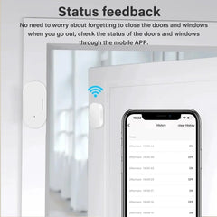 Tuya Zigbee Door Magnetic Sensor Door Window Open Closed Detector Alarm Sensor Smart Life App Works With Alexa Google Home