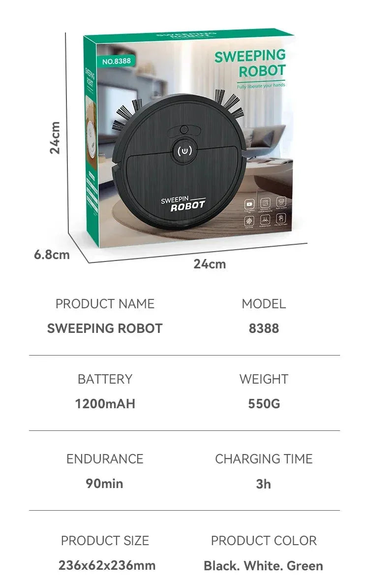 Xiaomi MIJIA 3-in-1 Smart Robot Vacuum (Sweep/Mop/Vacuum) "Automatic Cleaning Expert" / CE Certified / Remote Control / Suitable for Carpets & Hard Floors - Dreamy-Designs Store Online