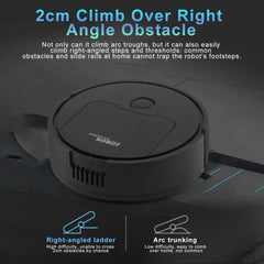 Fully Automatic Mini Robot Vacuum (Sweep/Mop/Suction) - Intelligent 3-in-1 Cleaning Machine - Household Helper for Easy Floor Maintenance - Dreamy-Designs Store Online