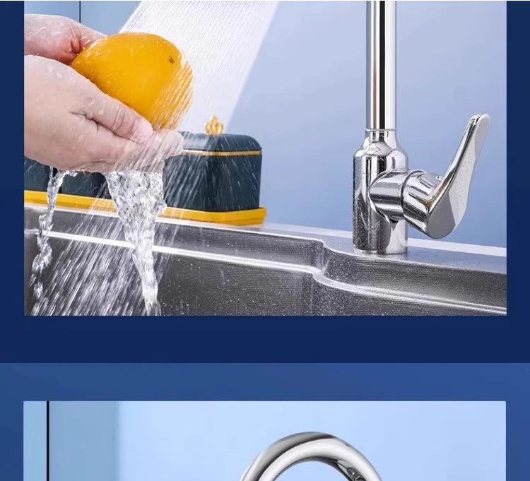 New Kitchen Waterfall Three-mode Universal Swivel Extension Faucet Splash-proof Nozzle Sink Multi-function