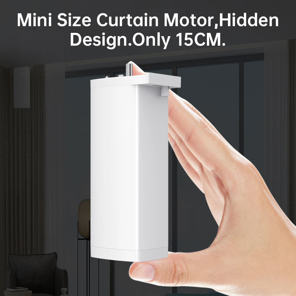 Tuya 155MM 4rd Smart Zigbee/WiFi Electric Shutter Curtain Motor Silent Motor with Remote APPVoice Control With Alexa Google Home