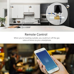 Tuya WiFi/Zigbee Water Valve Gas Shutoff Controller Support Alexa Google Assistant Smart Wireless Remote Control Smart Life App