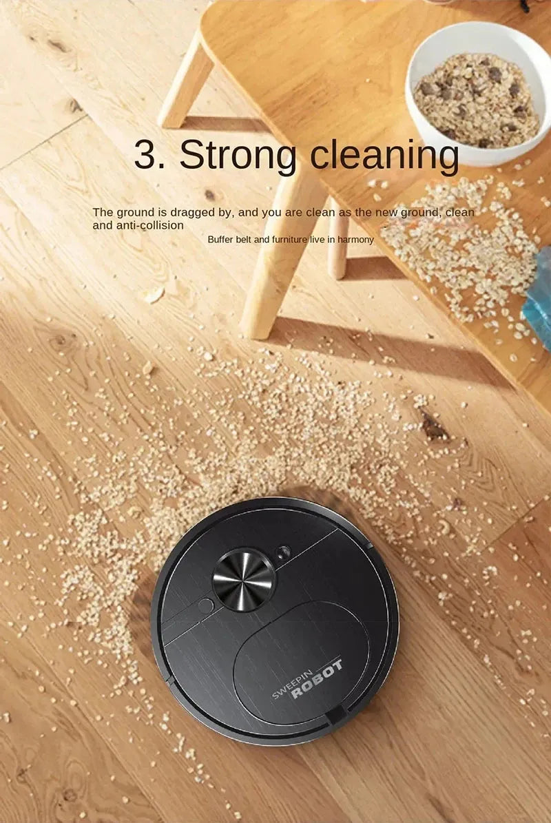 Xiaomi Smart Robot Vacuum Cleaner (3-in-1) / 4000Pa Suction / Pet Hair & Carpet Specialist / 2-Hour Battery / Automatic Home Cleaning (Black, White) - Dreamy-Designs Store Online