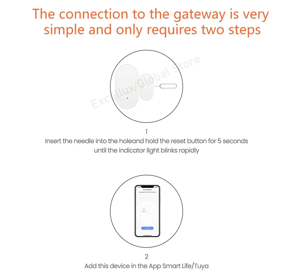 Tuya Zigbee Door Magnetic Sensor Door Window Open Closed Detector Alarm Sensor Smart Life App Works With Alexa Google Home