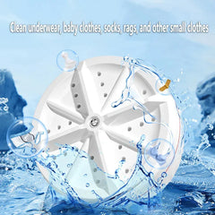 Portable Mini Turbo Washer USB Powered (30W) / Ultrasonic Cleaning Machine / For Underwear, Socks, Jewelry / Compact Travel Size (9.5cm) / Home & Travel Use - Dreamy-Designs Store Online