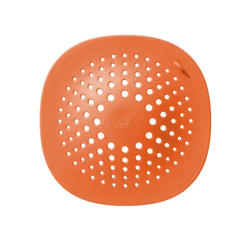 Silicone Hair Catcher (15cm) "Bathroom Sink Strainer; Kitchen Drain Filter; Shower Outfall Protector" (TPR Material / Easy Clean / Flexible) - Dreamy-Designs Store Online