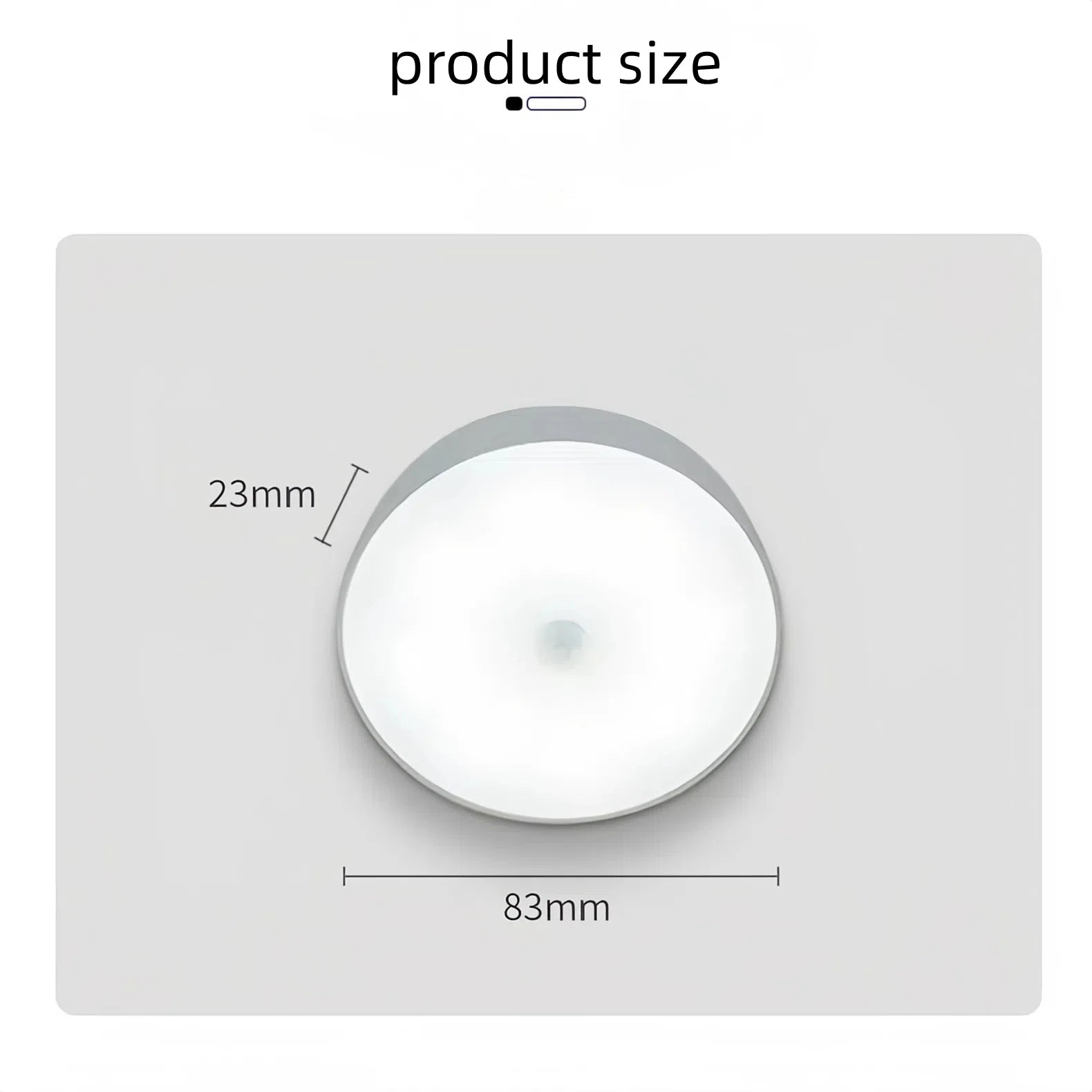 LED Smart Human Body Sensor Night Lamp Emergency Automatic Lighting USB Charging Wireless Magentic Suction Use Night Light - Dreamy-Designs Store Online