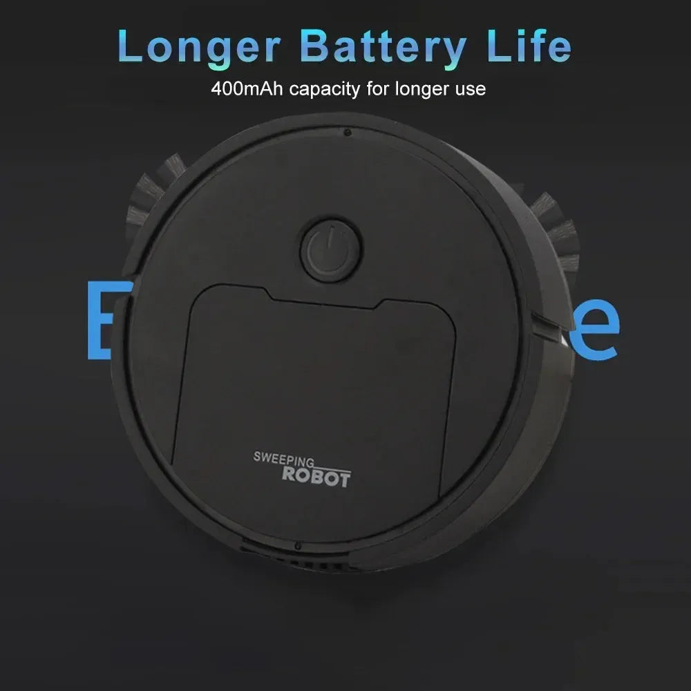 Fully Automatic Mini Robot Vacuum (Sweep/Mop/Suction) - Intelligent 3-in-1 Cleaning Machine - Household Helper for Easy Floor Maintenance - Dreamy-Designs Store Online