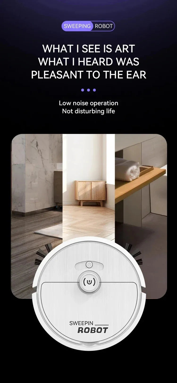 Xiaomi MIJIA 3-in-1 Smart Robot Vacuum (Sweep/Mop/Vacuum) "Automatic Cleaning Expert" / CE Certified / Remote Control / Suitable for Carpets & Hard Floors - Dreamy-Designs Store Online