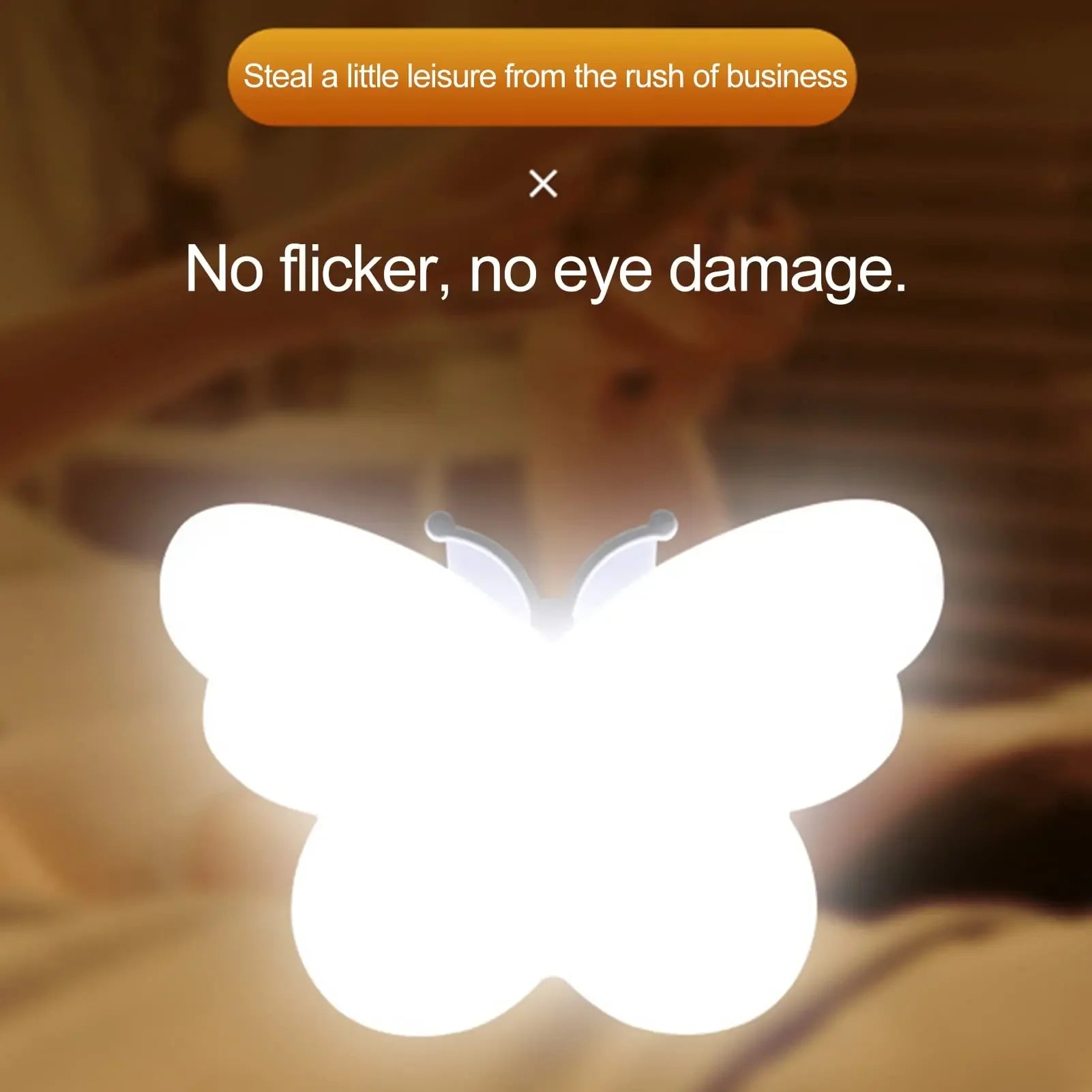 Butterfly Night Light Plug Into Wall Auto Dusk to Dawn Smart Sensor Night Light for Living Room Bedroom Bathroom Kids 220V EU - Dreamy-Designs Store Online