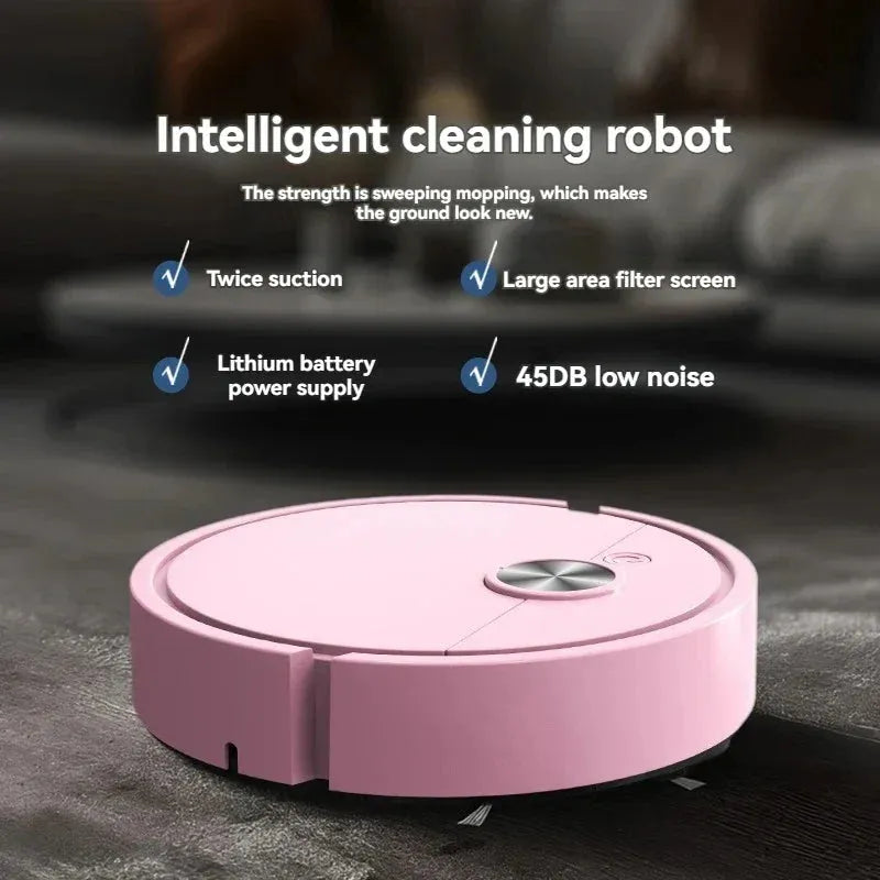 Smart 3-in-1 Robot Vacuum Cleaner (4000 Pa Suction) / Easy-to-Use / Ideal for Hard Floors, Carpets & Pet Hair / 40-Minute Battery Life - Dreamy-Designs Store Online