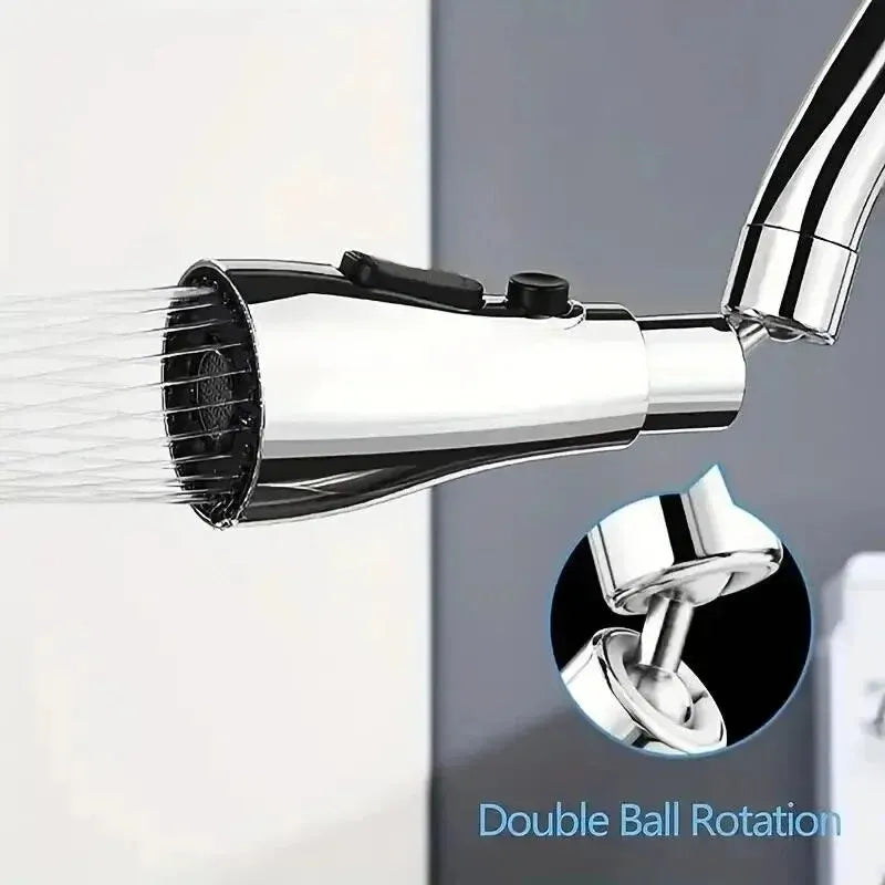 1pc Faucet Extender (Three Modes) "Splash Prevention" "Water Saver" "Extended Shower Spray Filter" / Kitchen & Bathroom Accessory / Easy Install / Durable Copper Alloy - Dreamy-Designs Store Online