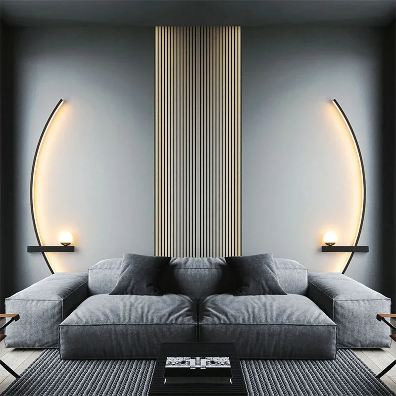 LED Wall Lamp 55/105CM Smart Remote Control Left Right Lighting Wall Sconces Bedroom Bedside Living Room Home Led Lights Lustre - Dreamy-Designs Store Online