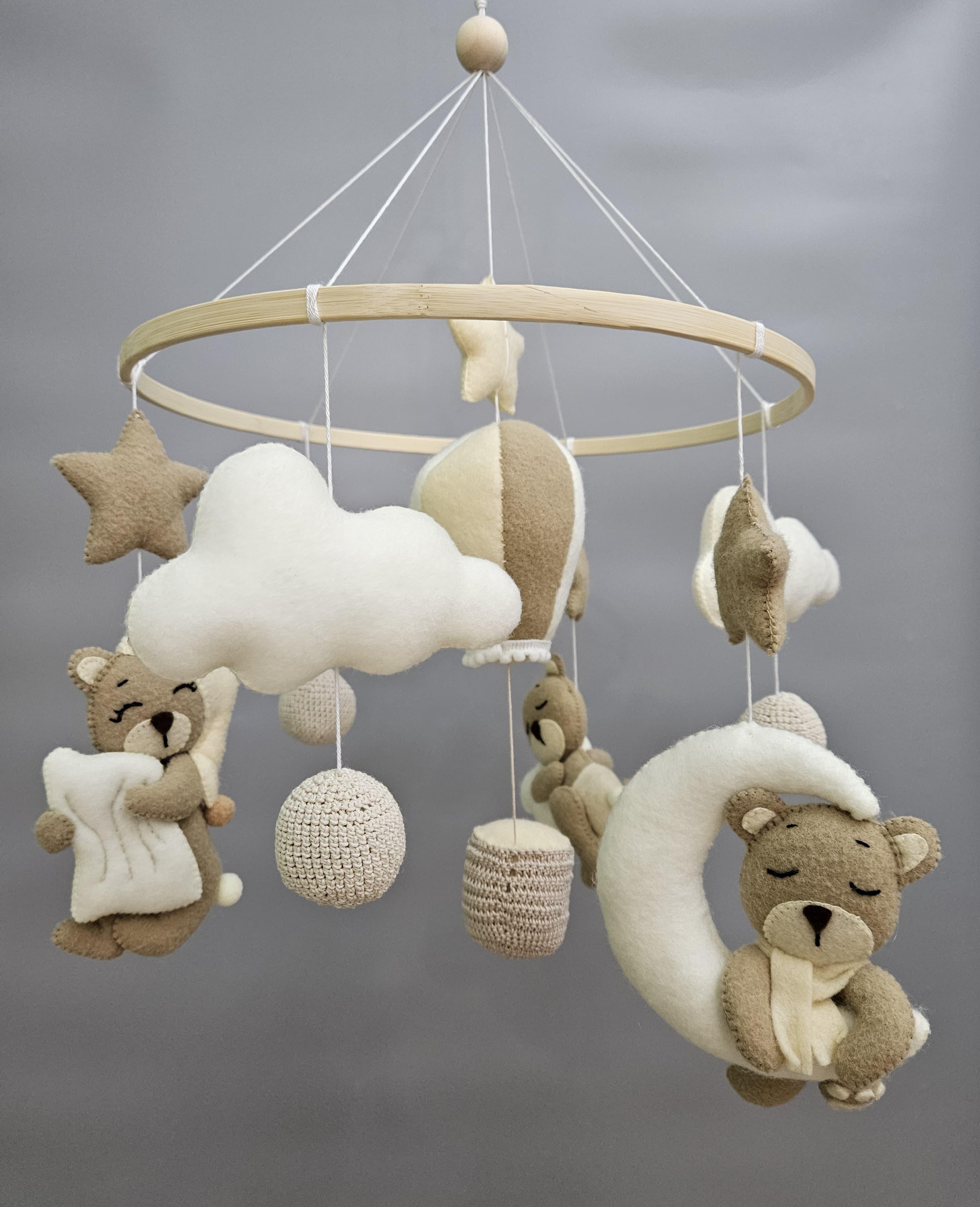 Sleepy Bear Dreamland Mobile - Dreamy-Designs Store Online