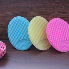 Baby Silicone Shampoo Bath Brush: 3 Colors for Safe Bathing - Dreamy-Designs Store Online