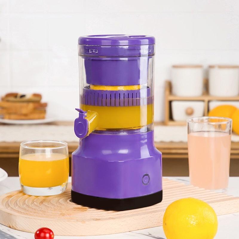 Electric Orange Juicer, USB Rechargeable Portable Blender (400ml) - Citrus Squeezer for Lemons, Limes, Grapefruits / Purple, 2400mAh Dual Battery - Dreamy-Designs Store Online