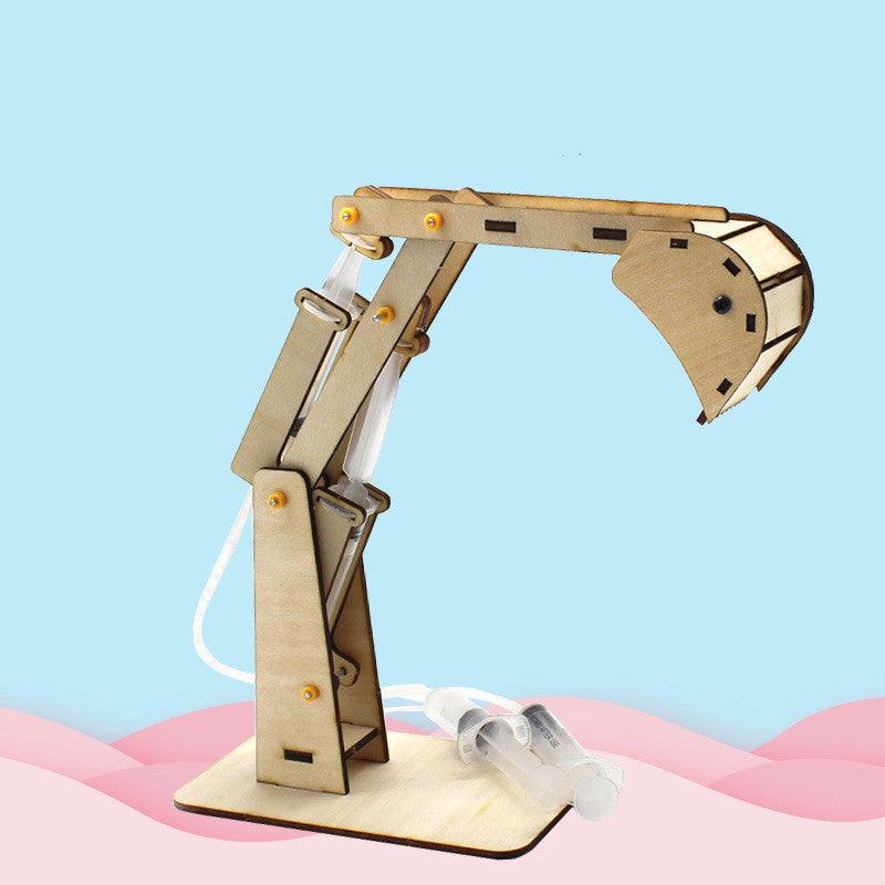 Hydraulic Excavator Model Kit – DIY STEM Construction Toy for Kids - Dreamy-Designs Store Online