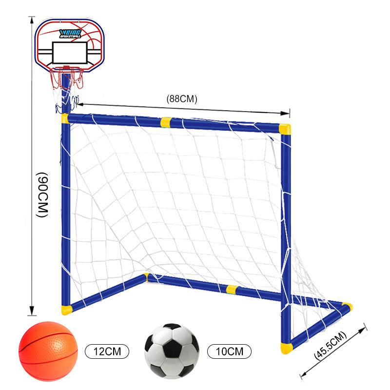 Complete Mini Football Goal Set - 4-Piece Portable Kit - Dreamy-Designs Store Online