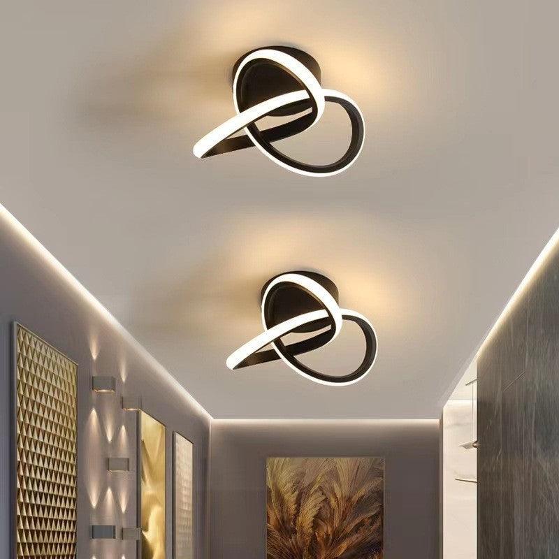 Simple Corridor LED Light: Modern Creativity for Your Entrance (White/Warm/Three-Color, 220V) - Dreamy-Designs Store Online