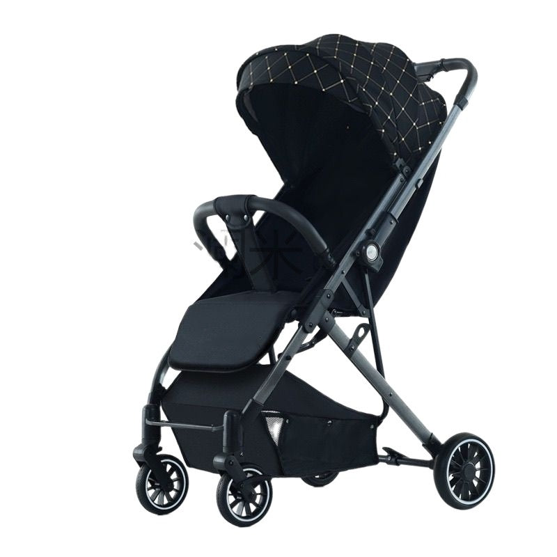 Pull Rod Type Summer Ultra-light Stroller Four Minus: Reversible, One-Click Folding, Multi-Color Stroller (With Trolley & Gifts) - Dreamy-Designs Store Online