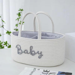 Versatile Cotton Storage Baskets: 4 Colors Available - Dreamy-Designs Store Online