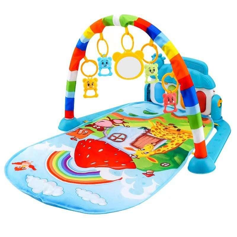 Baby Gymnastic Rack Music Piano: 5-in-1 Developmental Toy - Dreamy-Designs Store Online