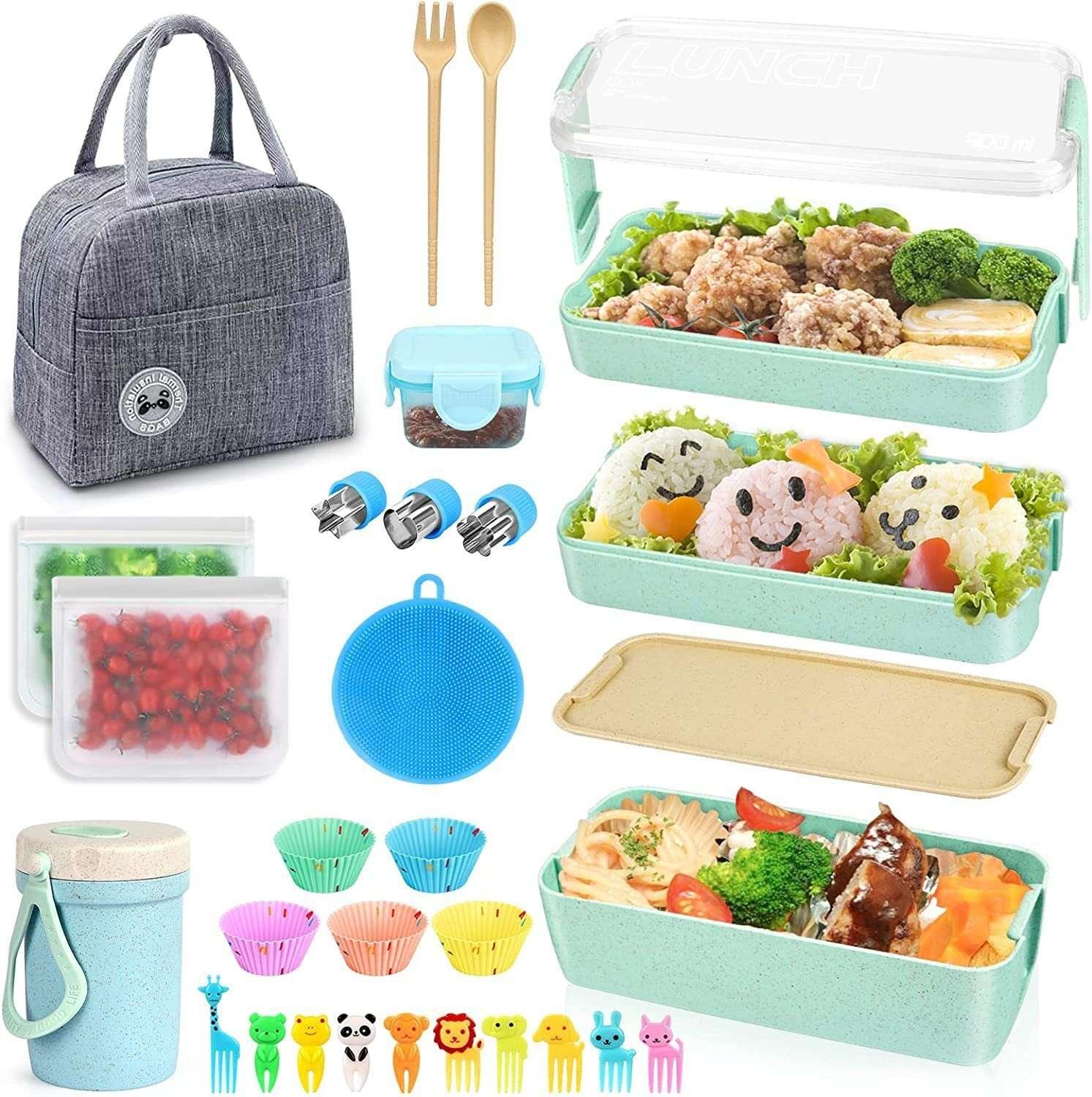 27-Piece Lunch Box Set: Your Complete Mealtime Solution - Dreamy-Designs Store Online