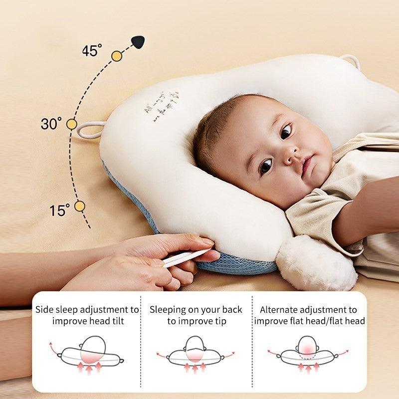 Baby Head Shaping Pillow: Comfort for Ages 0-12 - Dreamy-Designs Store Online