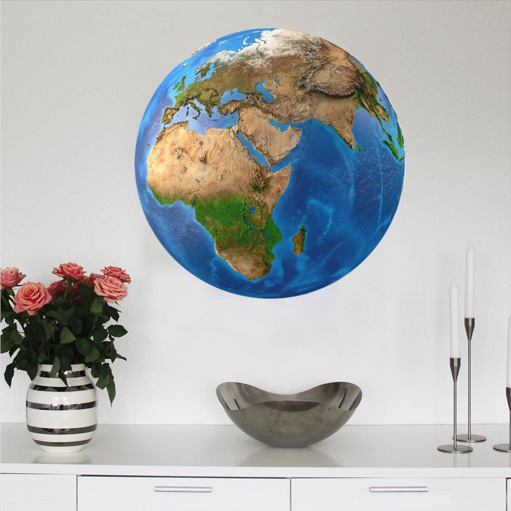 Luminous Wall Stickers 3D Moon Earth Glow Decorative Stickers - Dreamy-Designs Store Online