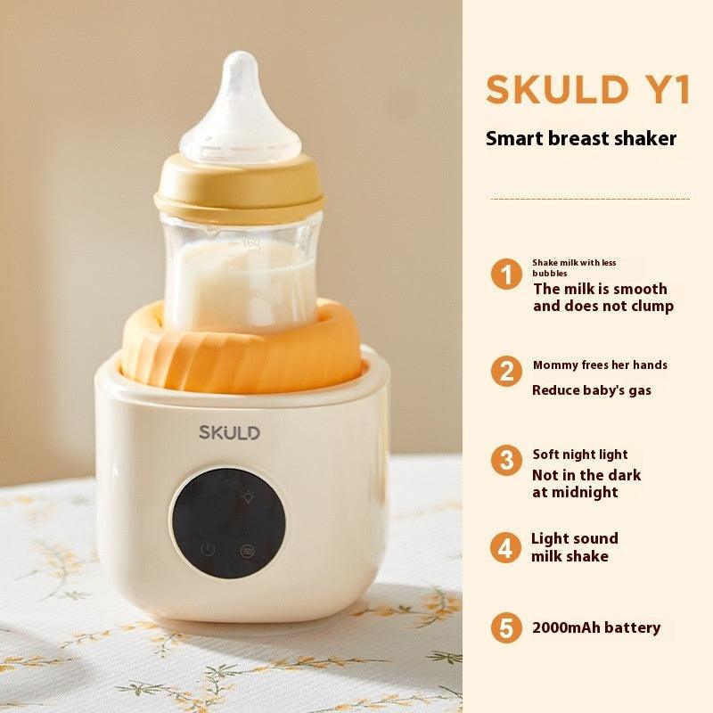 Electric Automatic Constant Temperature Milk Shaker (Rechargeable) - Perfect for Infants 0-2 Years Old / Touch Operation / PP Material / Light Tone Options - Dreamy-Designs Store Online