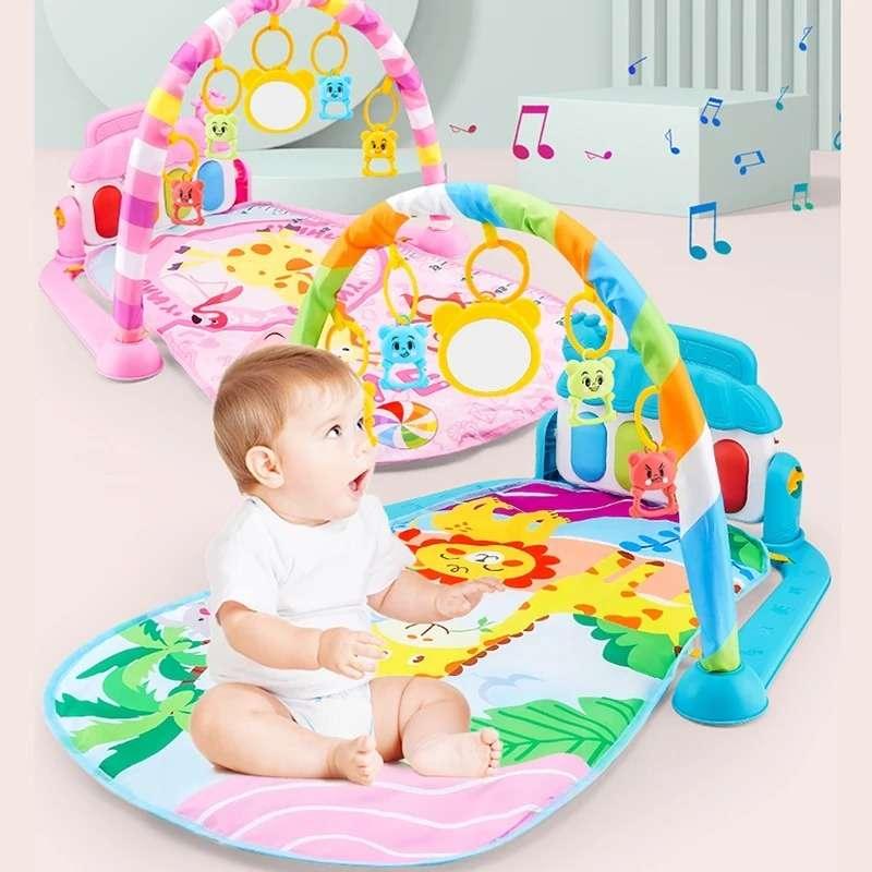 Baby Gymnastic Rack Music Piano: 5-in-1 Developmental Toy - Dreamy-Designs Store Online